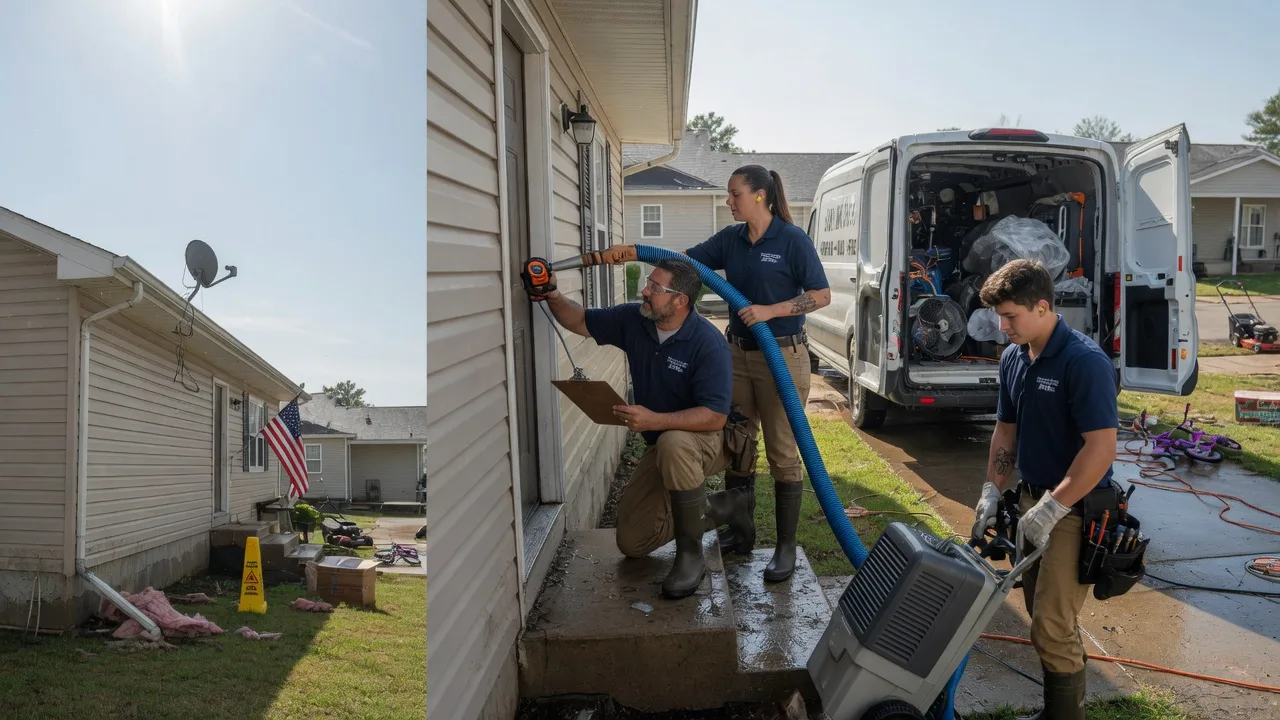 Ceiling Water Damage Restoration in Mcintire, IA near me
